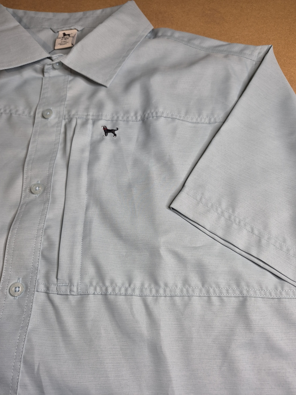 The Black Dog Light Blue Short Sleeve Button Down Shirt